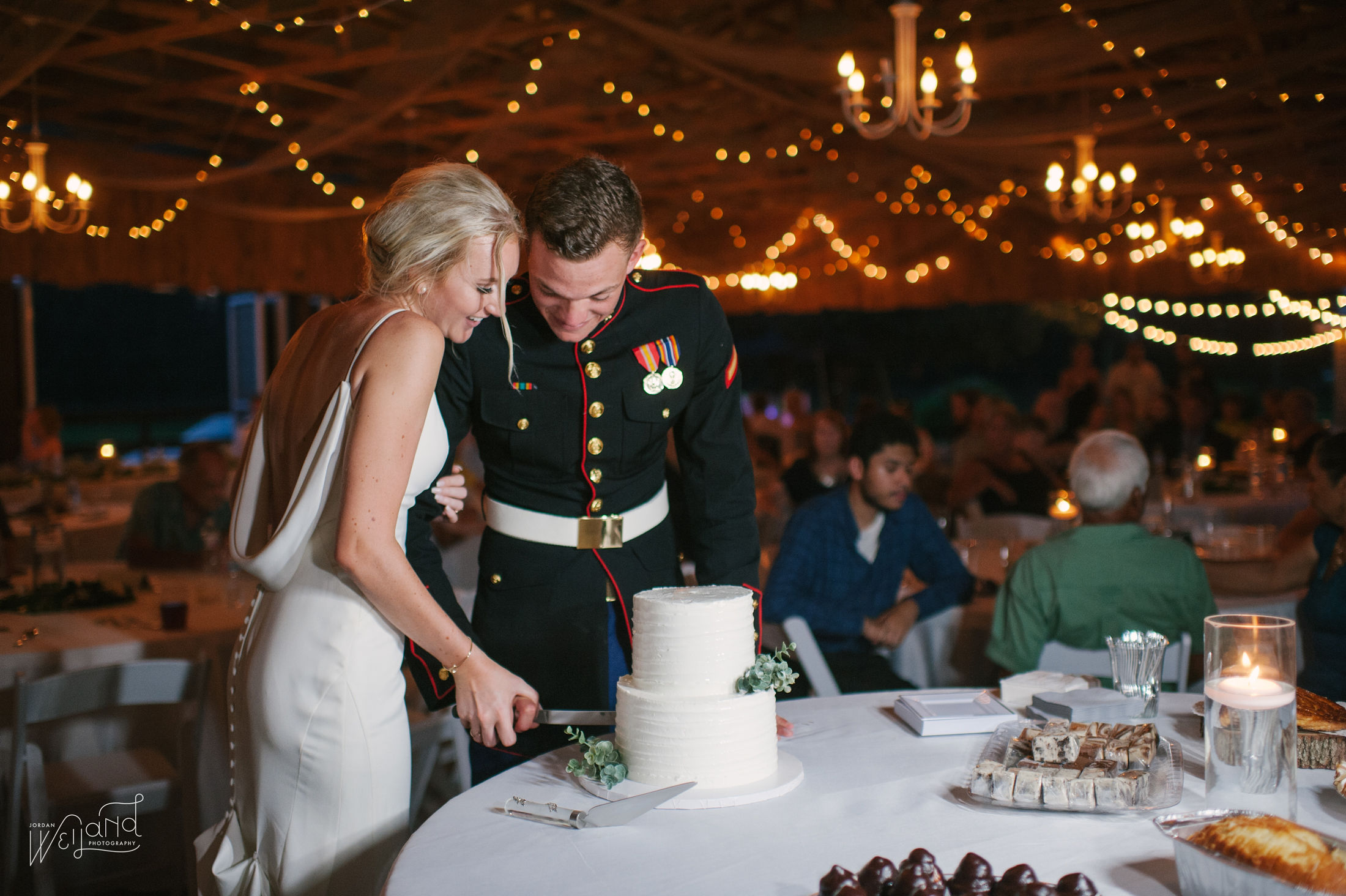 Cutting the Cake in the Pavilion